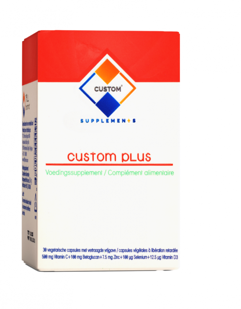 Custom Supplements® Custom Plus Enterische Capsule Weerstand Ondersteuning