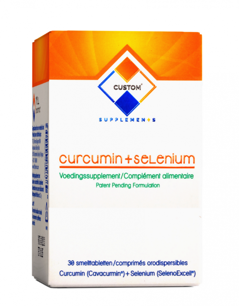Custom Supplements® Kurkumin+Selenyum Ağızda Dağılan Tablet