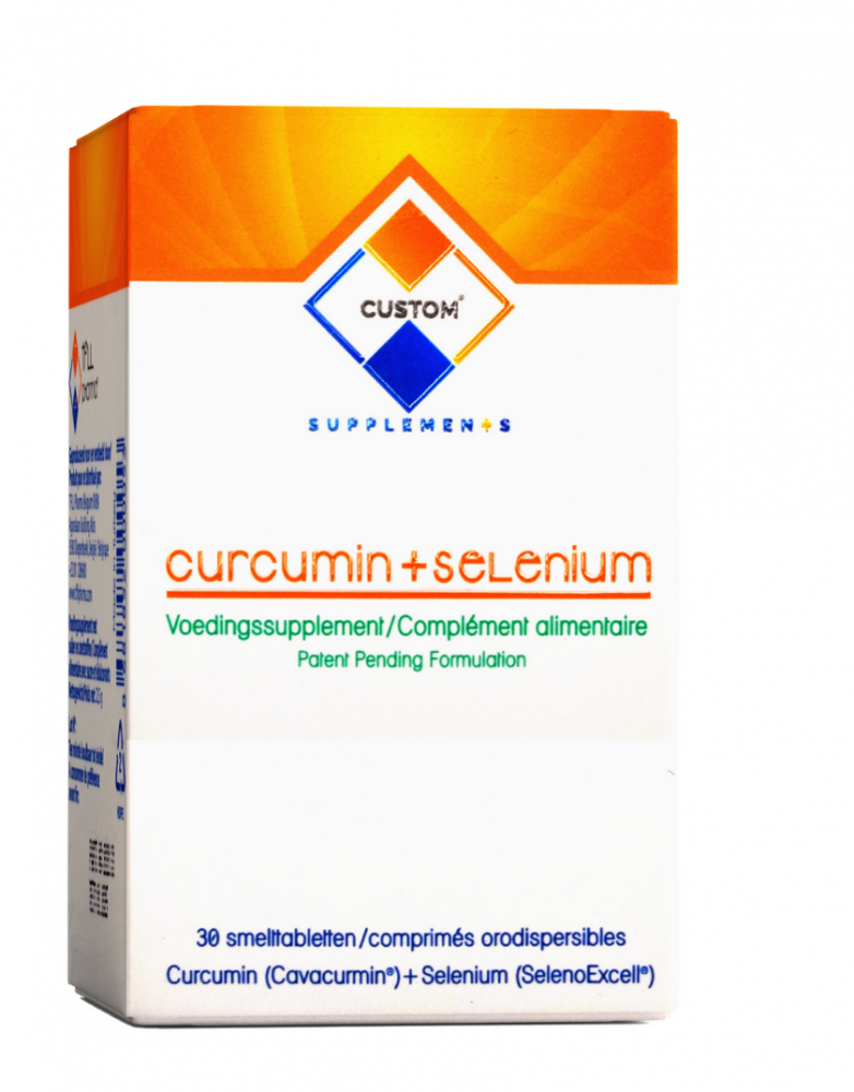 Custom Supplements® Curcumin+Selenium Orodispersible Tablet