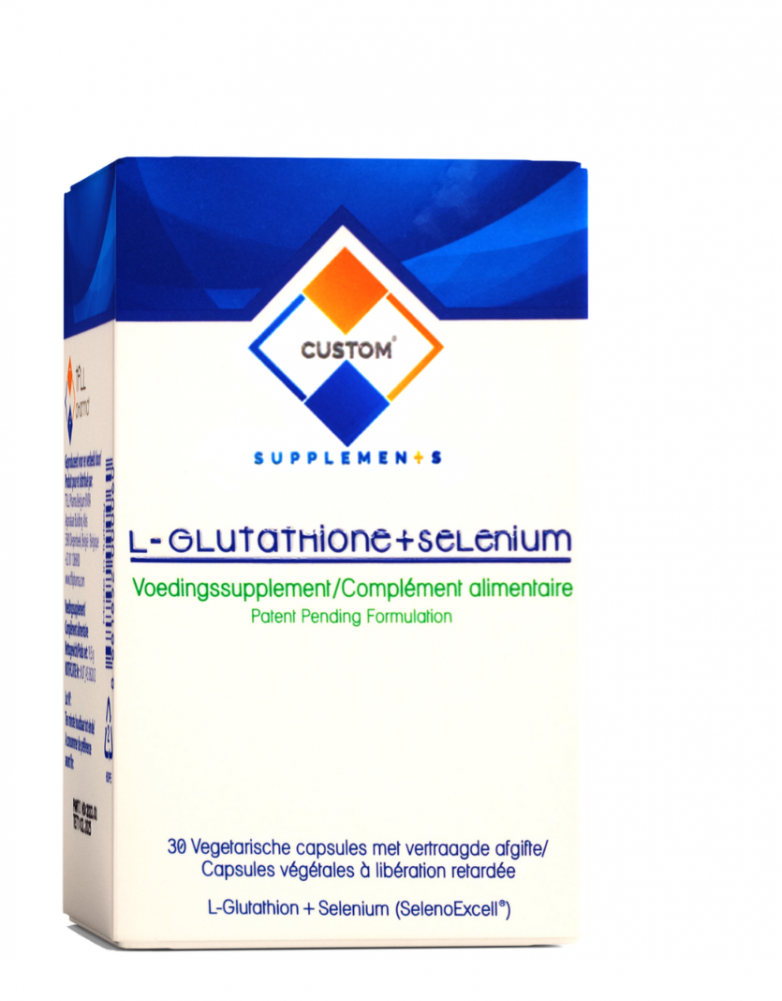 Custom Supplements® Glutathione+Selenium Enterische Capsule