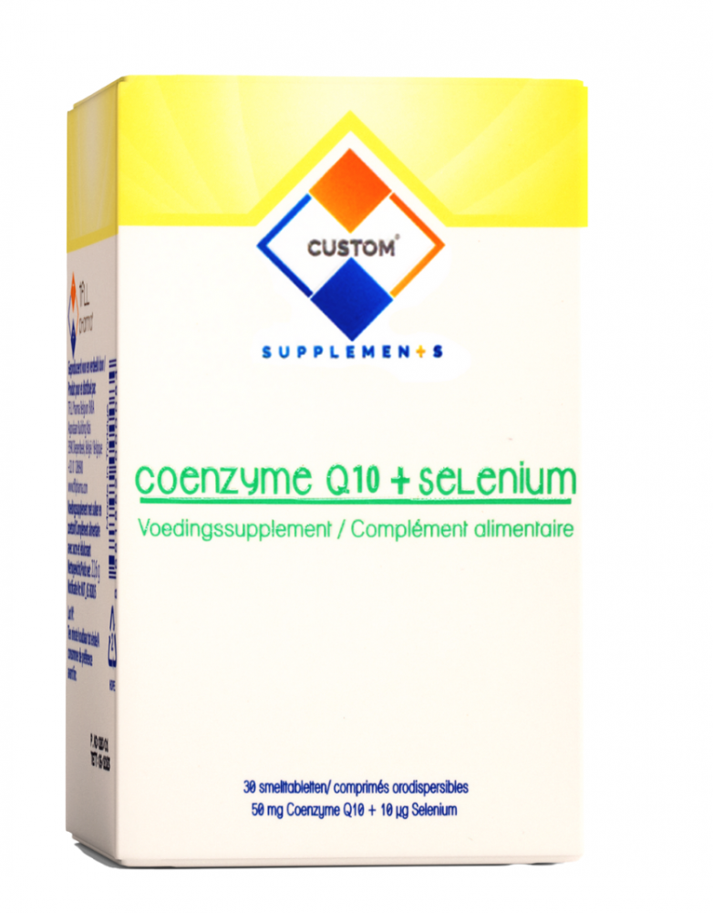 Custom Supplements® Coenzym Q10+ Selenium Orodispersible Tablet