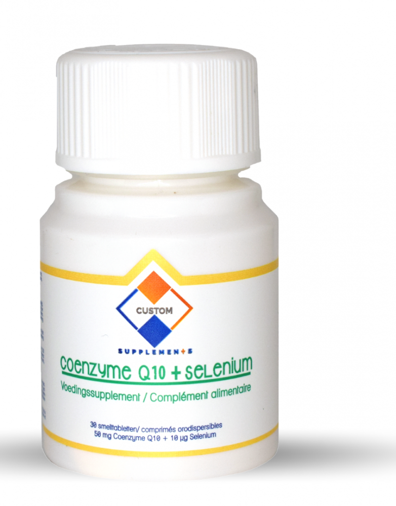 Custom Supplements® Coenzym Q10+ Selenium Orodispersible Tablet
