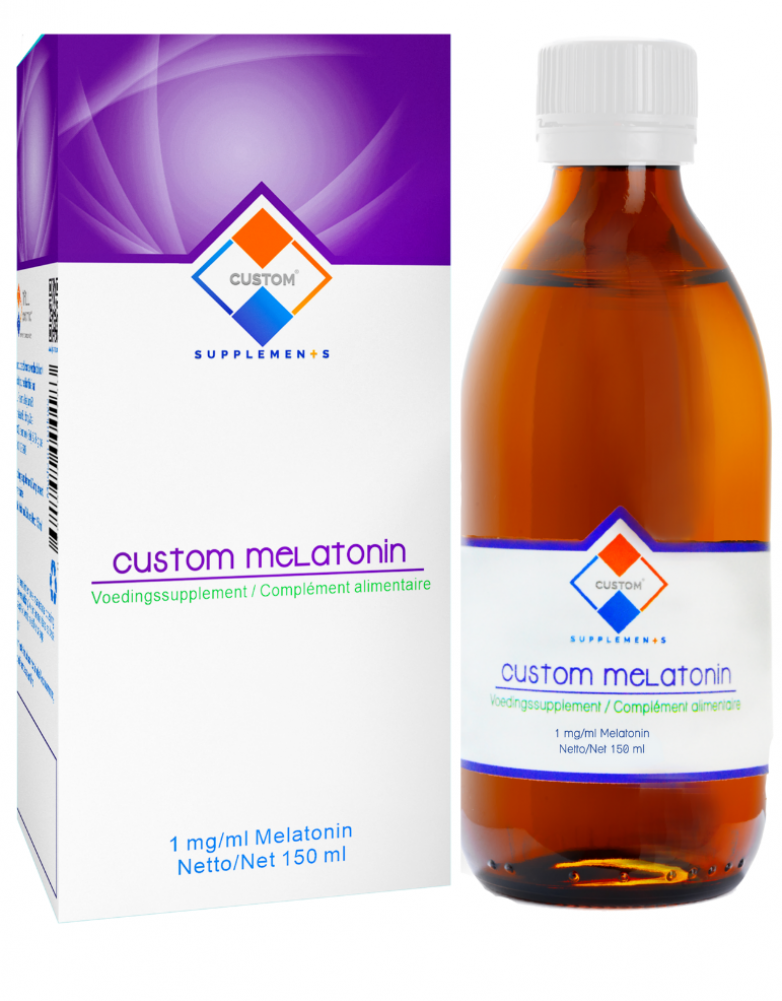 Custom Supplements® 1 mg/ 1 ml Melatonin Liquid Solution