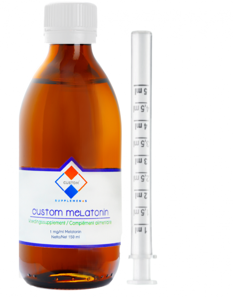Custom Supplements® 1 mg/ 1 ml Melatonin Liquid Solution