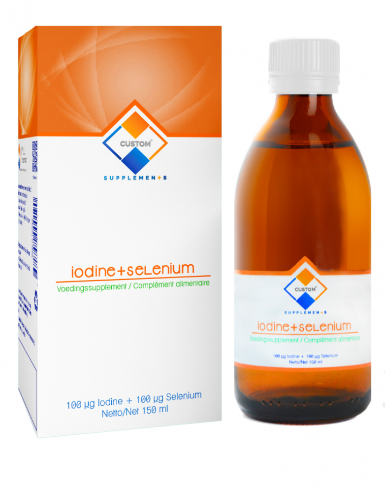 Custom Supplements® İodine+Selenium Liquid Solution