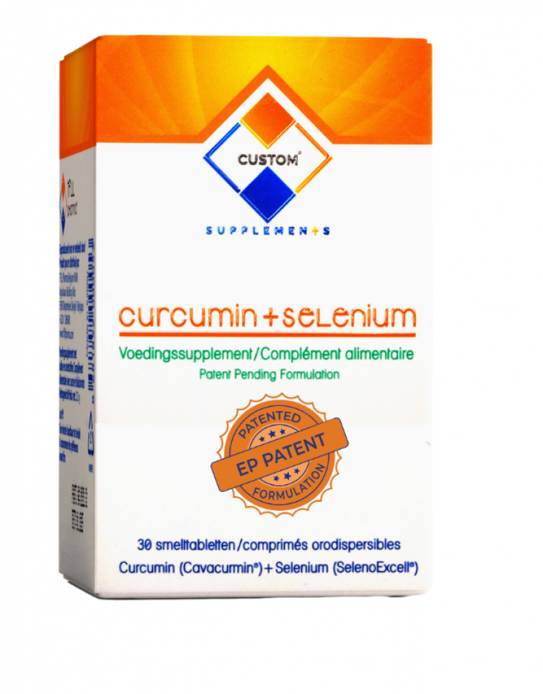 Custom Supplements® Curcumin+Selenium Orodispersible Tablet